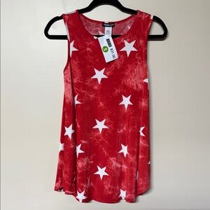 HEIMISH USA Vibrant Red Starry Tee